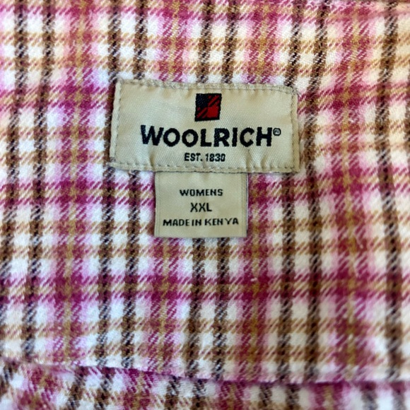 Woolrich Vintage Women’s Cotton Flannel Button Up Shirt - Picture 4 of 6
